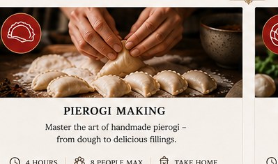 Pierogi making workshop