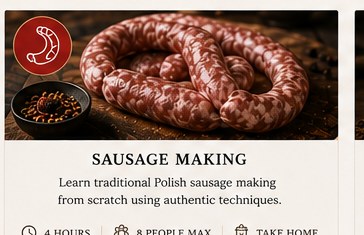 Sausage making workshop